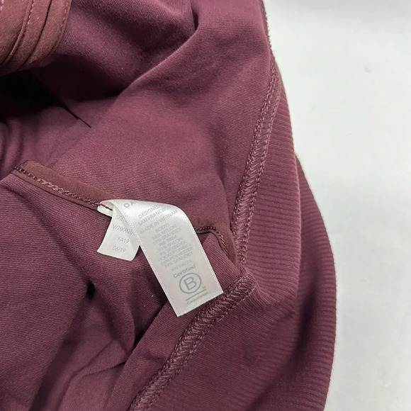 Athleta Circa Track Jacket Lightweight Full Zip Up Striped Red White Size Large - Picture 10 of 12